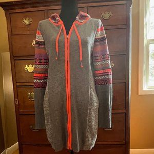 Title Nine Cozy Hooded Sweater Dress